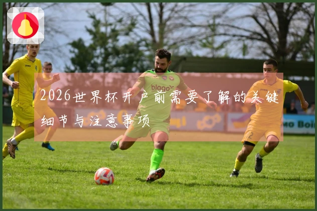 2026世界杯开户前需要了解的关键细节与注意事项
